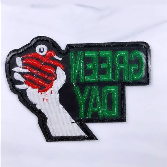 Green Day Bomb Embroidered Patch - Picture 3 of 3
